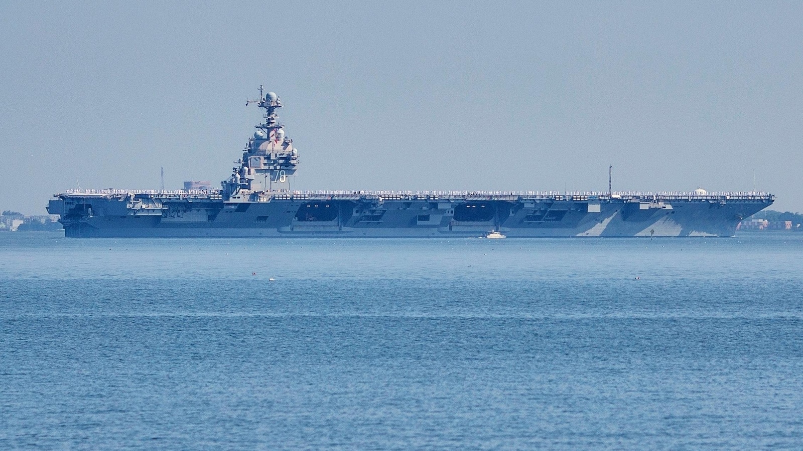 US aircraft carrier arrives in the Caribbean in major buildup near Venezuela