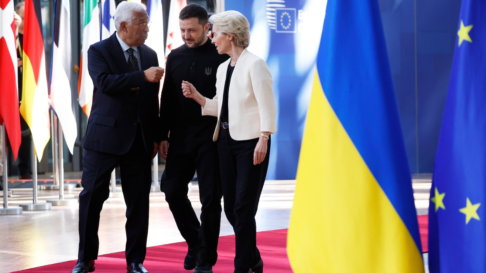 Envoys try to narrow gaps on a loan plan for Ukraine ahead of Thursday's crunch EU summit