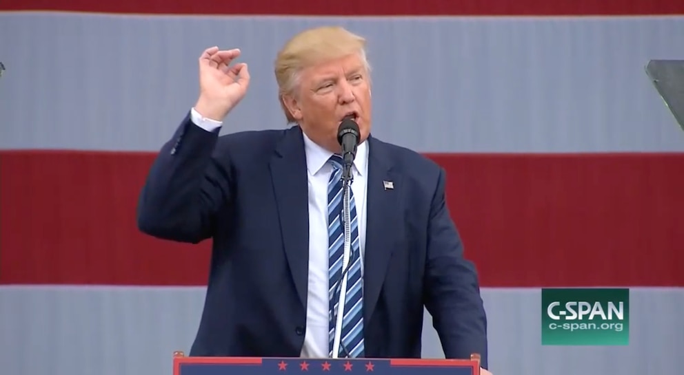 PHOTO: “These are all horrible lies, all fabricated, and we can't let them change the most important election in our lifetimes. Just 5% of the people think it's true. And maybe 10% we don't, we don't win,” Trump told supporters in N.C. on Oct. 14, 2016.