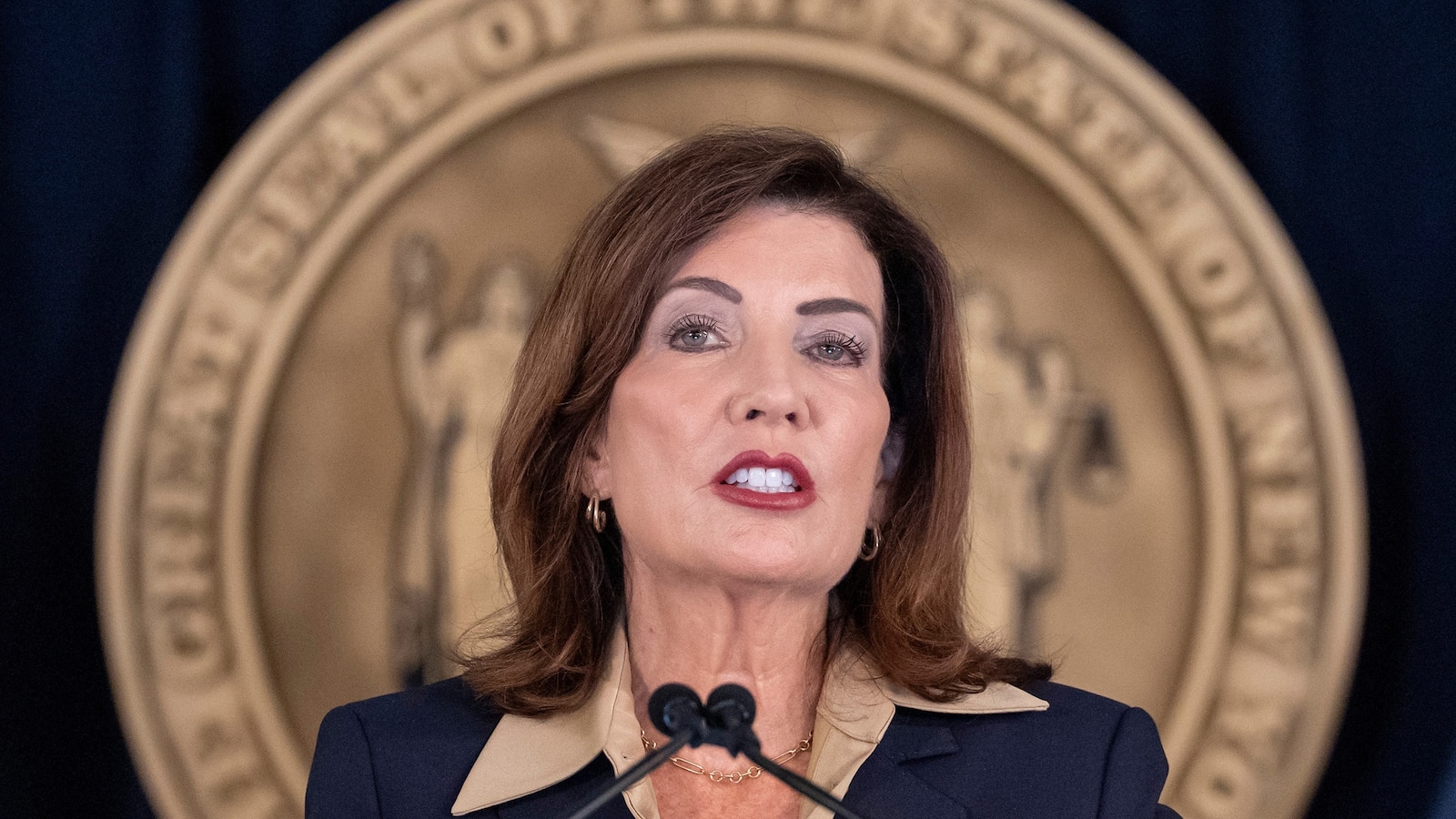 New York Gov. Kathy Hochul declared a state disaster emergency on Monday as neighboring Pennsylvania battles its largest measles outbreak in three decades.