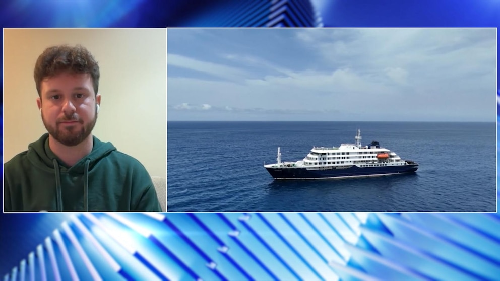 WATCH:  Travel blogger documents journey on cruise ship with hantavirus outbreak