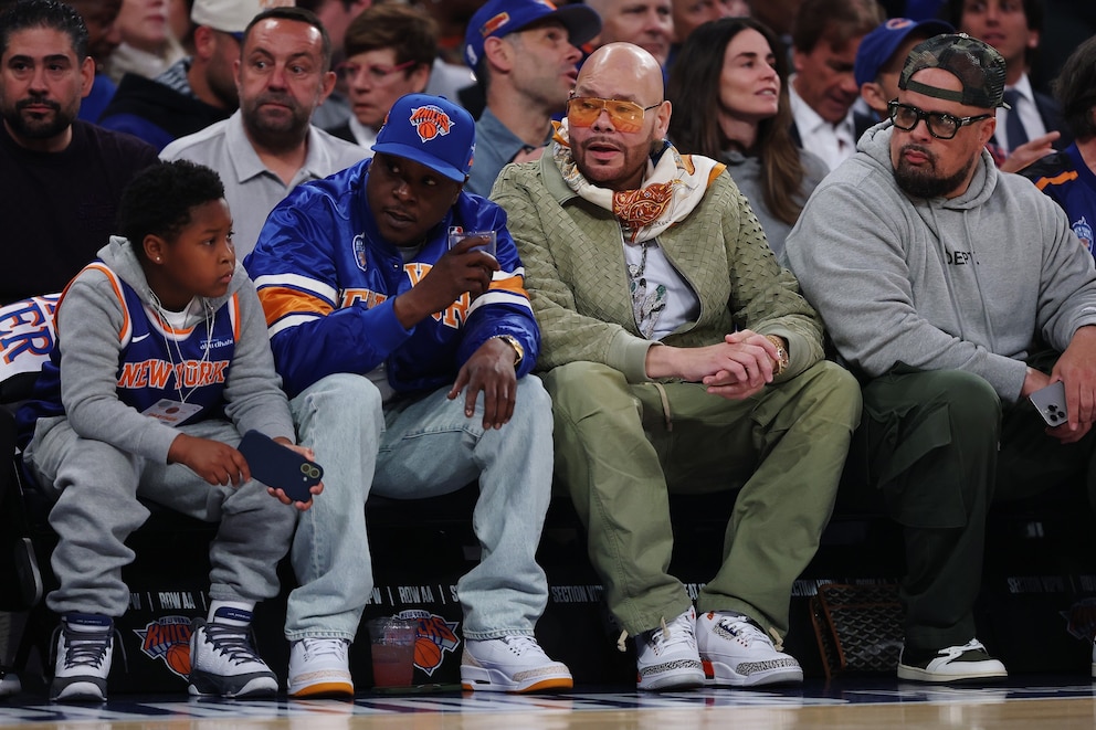 PHOTO: Game Five of the Eastern Conference First Round NBA Playoffs between the New York Knicks and the Atlanta Hawks at Madison Square Garden on April 28, 2026 in New York City.