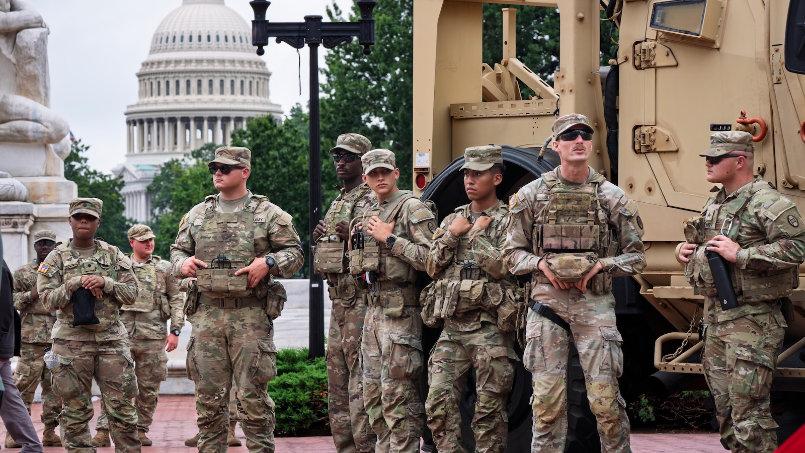 DC police detained man for protesting National Guard patrol with Darth Vader song, lawsuit says