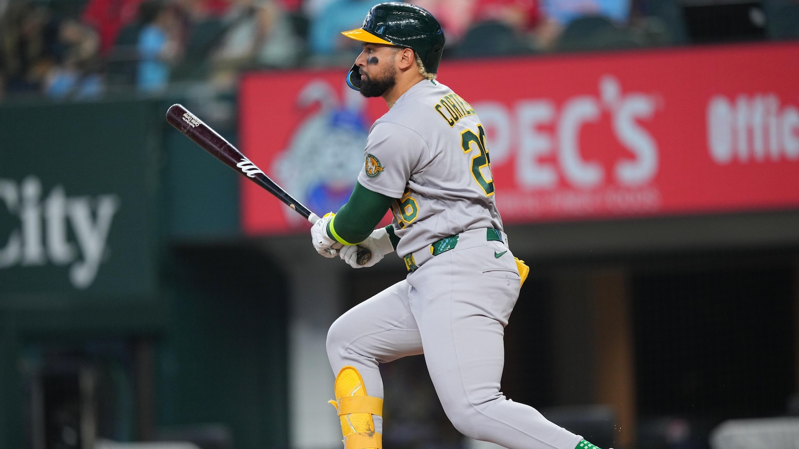 Carlos Cortes triple and Justin Sterner's clutch pitching lift Athletics to 2-1 win over Rangers