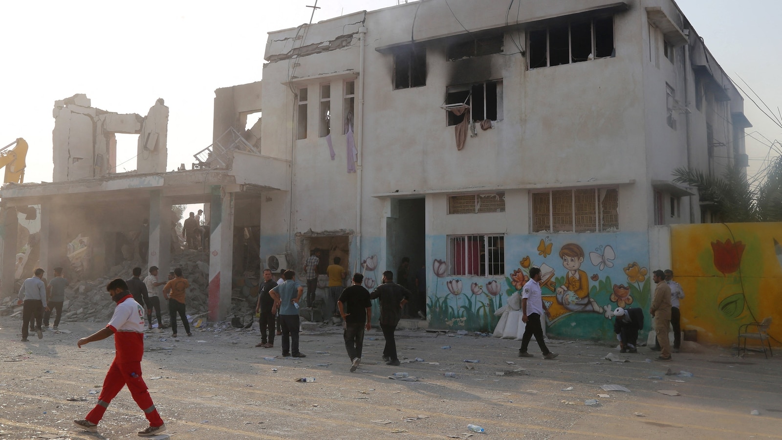 Iranian officials claim school hit during US-Israeli army strikes