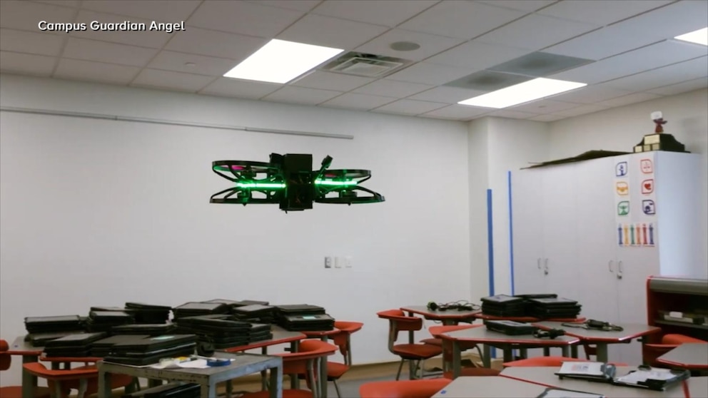 WATCH:  Pepper-spraying drones to help stop school shooters sparks debate