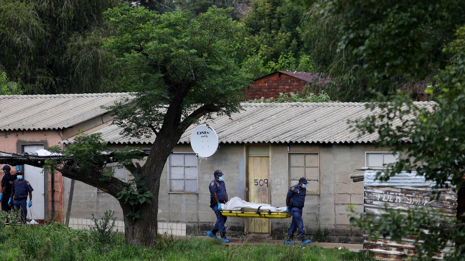 Mass shooting at South African bar leaves 12 dead, including 3 children