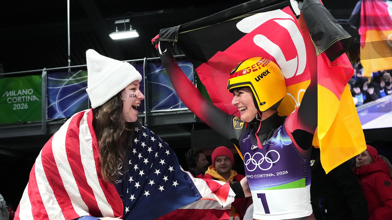 Germany wins gold in Olympic luge, Farquharson gets bronze for US