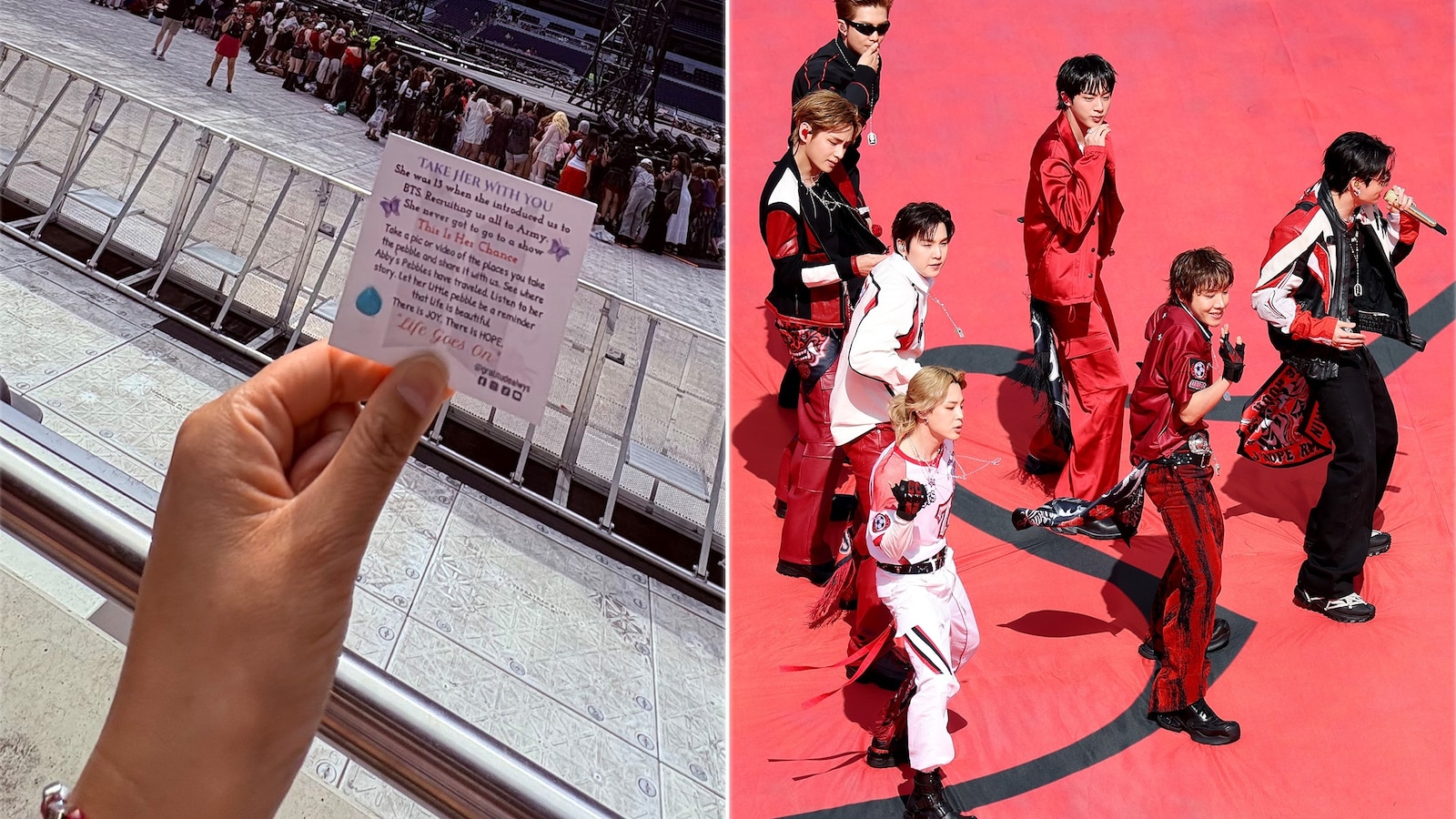 Mom honors late daughter at BTS concerts around the world