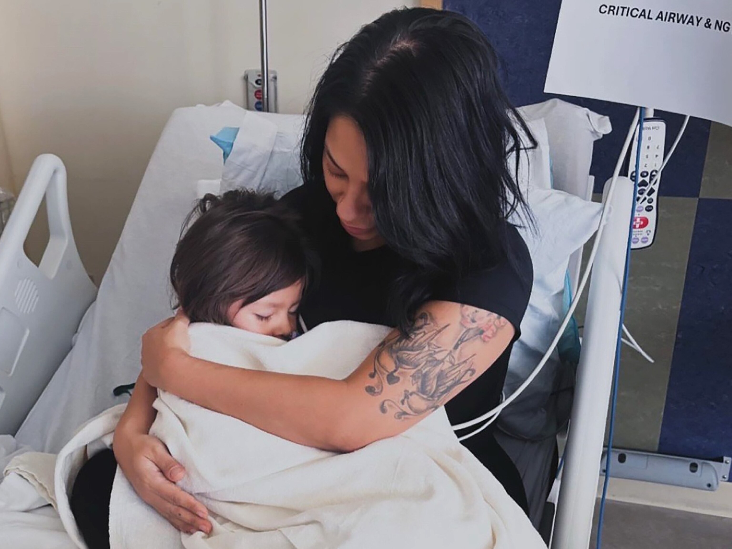 PHOTO: Elana_and_Jess.jpg
Caption: Jess Sandoval is speaking out after her 4-year-old daughter Elana was rushed to the hospital after swallowing a small battery.