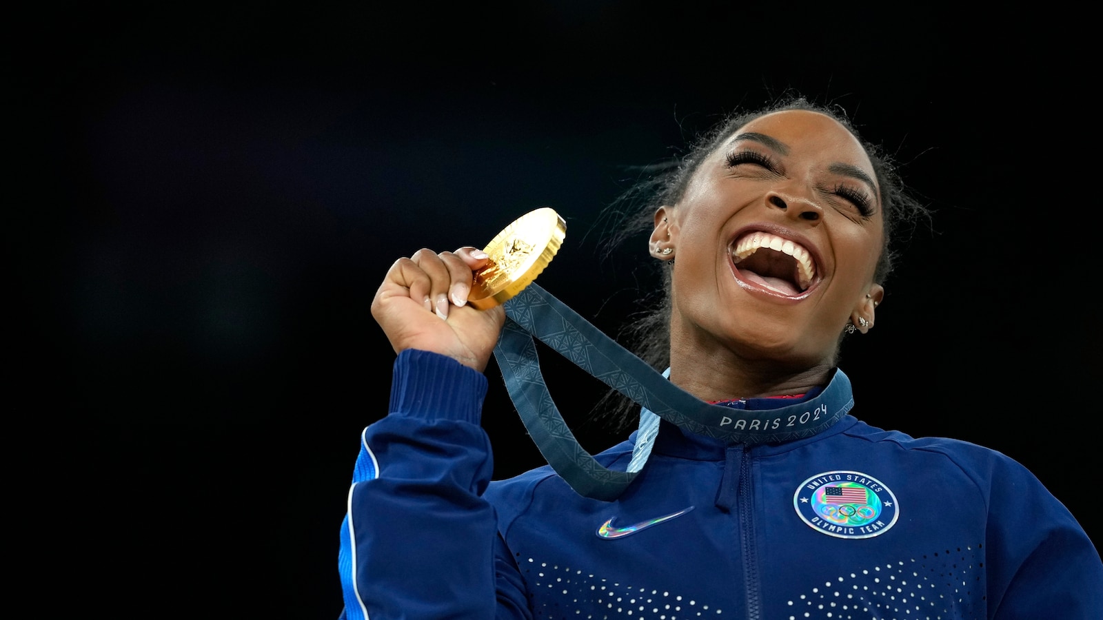 Simone Biles says she hasn’t decided whether she’ll compete at the 2028 Olympics in Los Angeles — but the possibility of competing on home soil is making the decision harder. Read more: