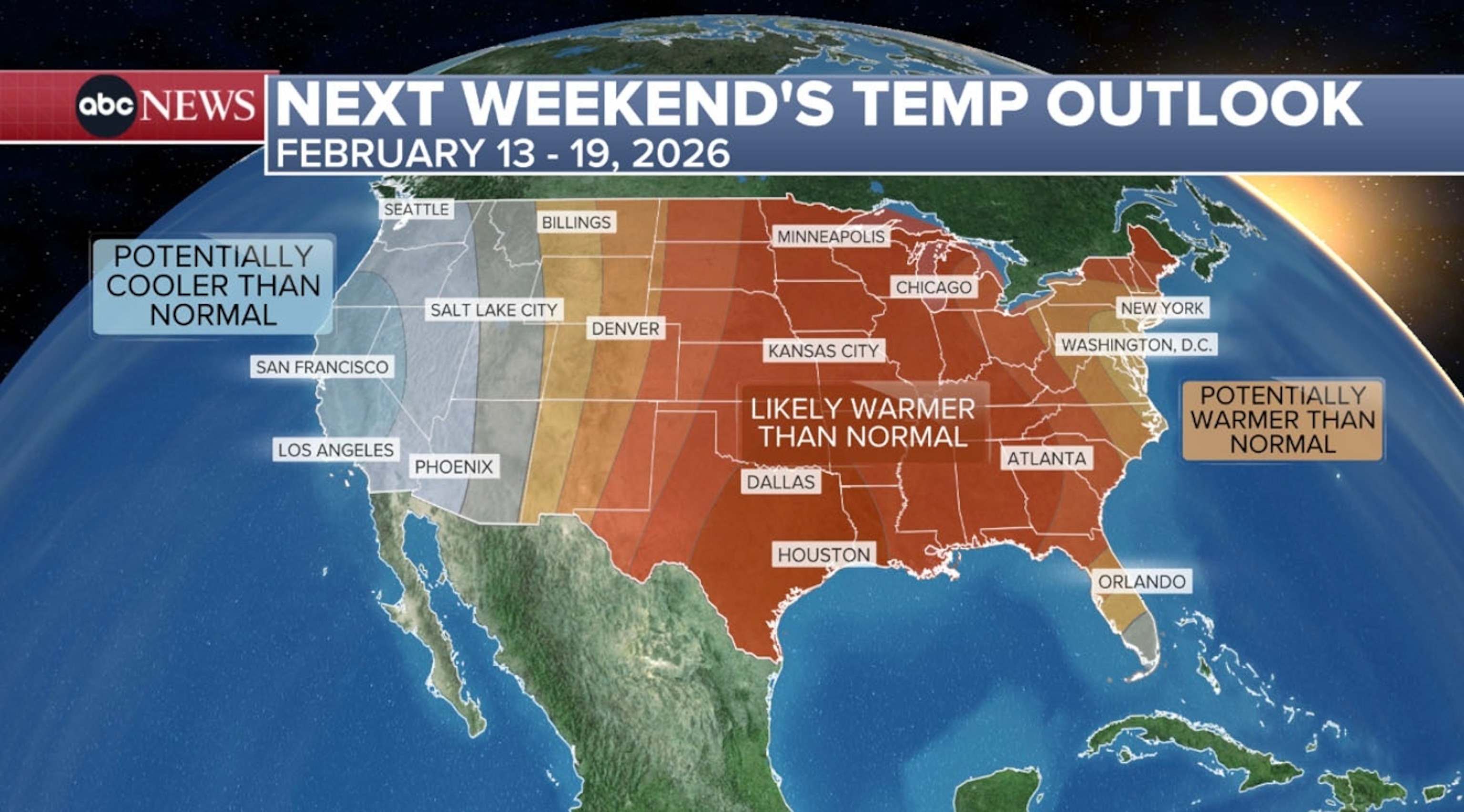 PHOTO: temps outlook map
