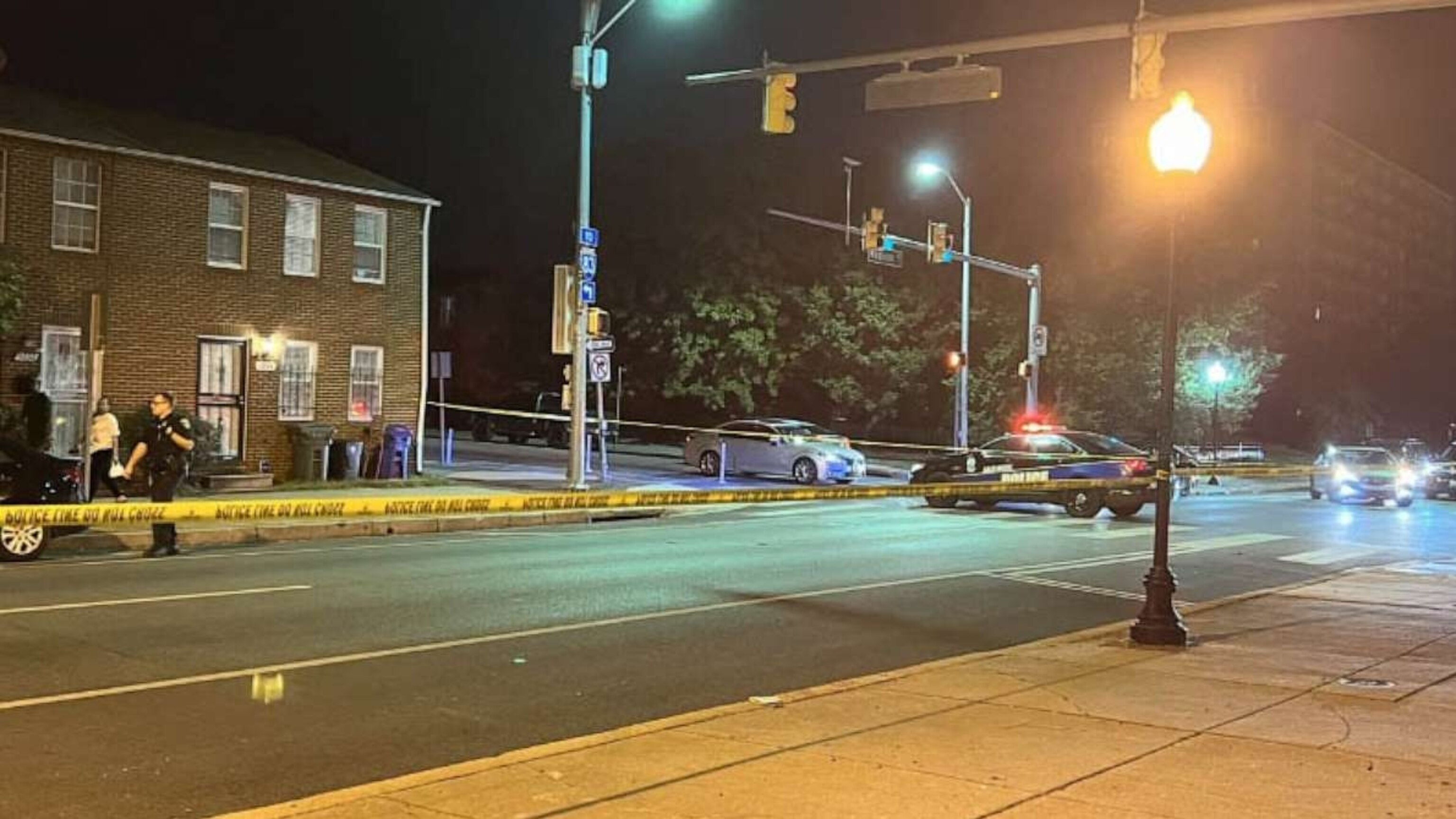 PHOTO: A 12-year-old was shot near Dunbar High School during the school's first football game of the season, on Sept. 1, 2023, in Baltimore, Md.