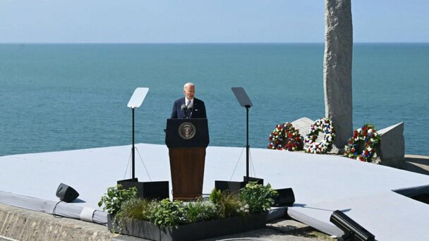 In Normandy, Biden urges America and the world to stand up for democracy