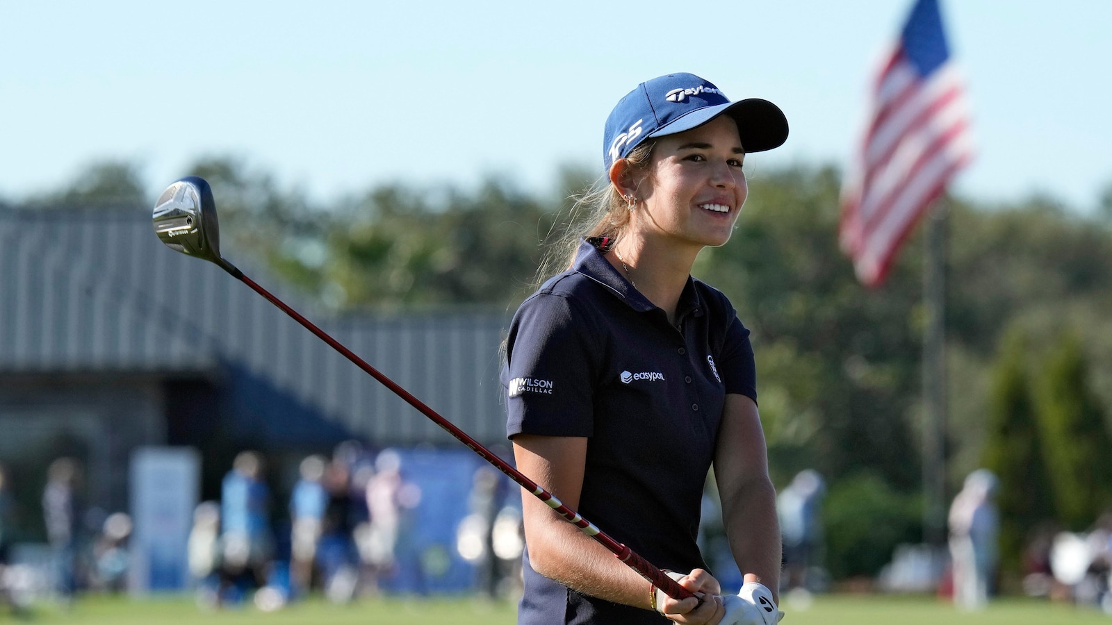 Grant, Kim share lead at The Annika. Kai Trump improves by 8 strokes, still finishes distant last