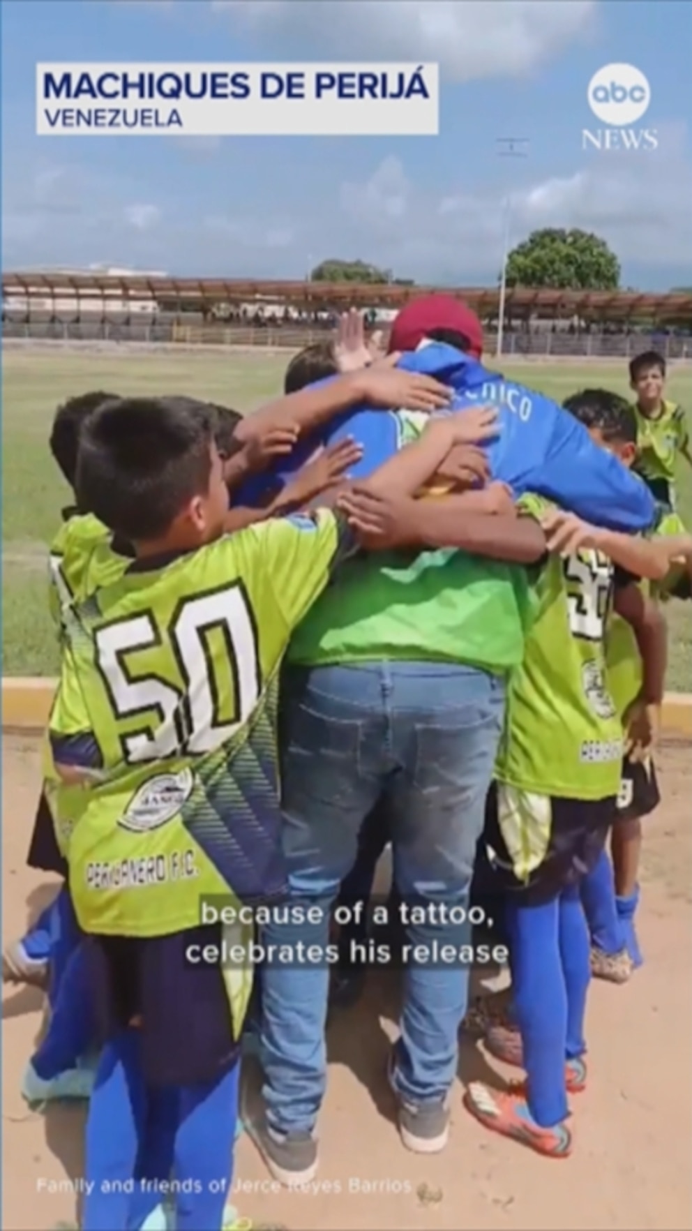 Video Soccer coach who says he was deported over tattoo celebrates release from detention