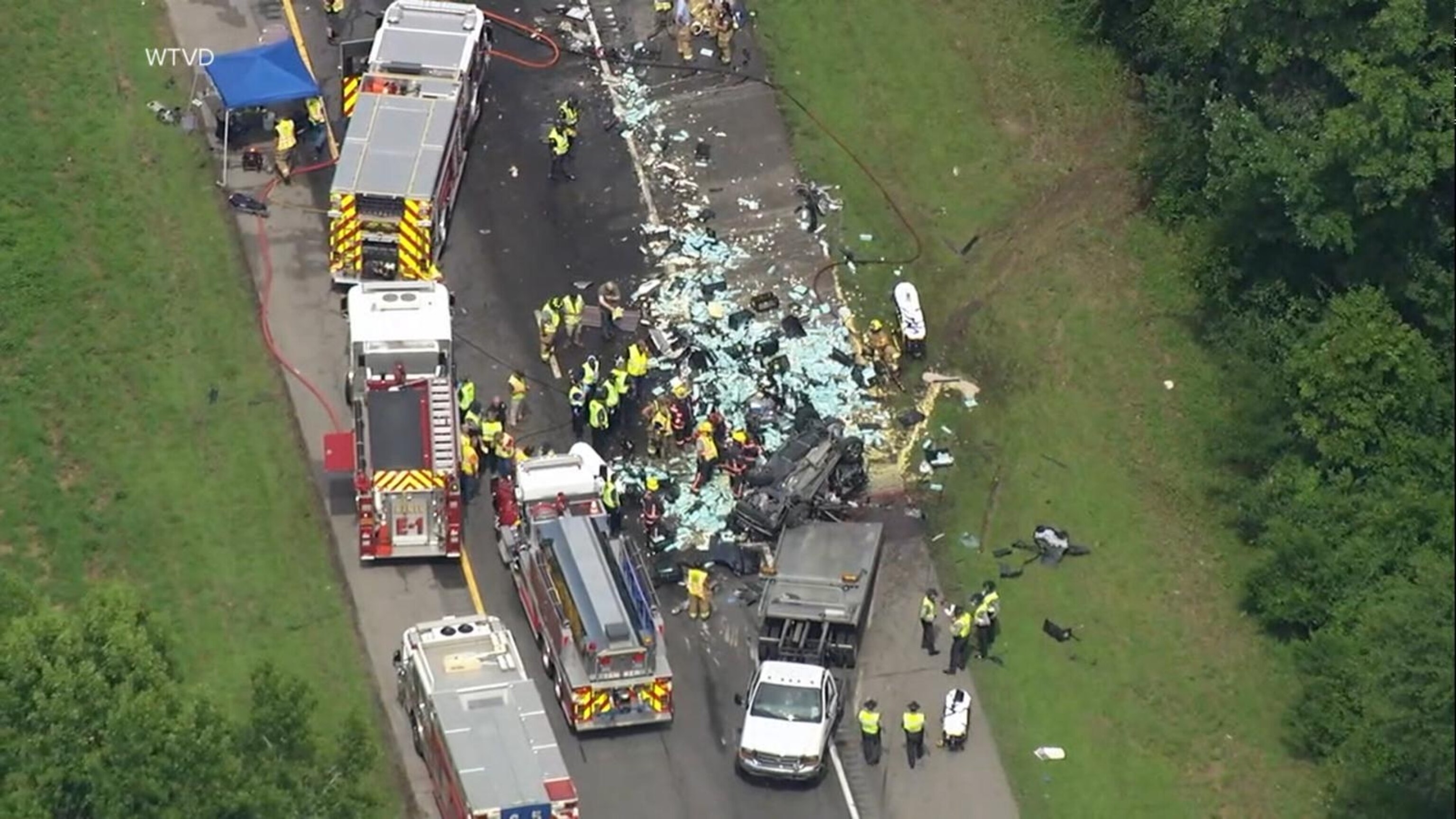 Video Part of I-95 remains shutdown following a devastating
