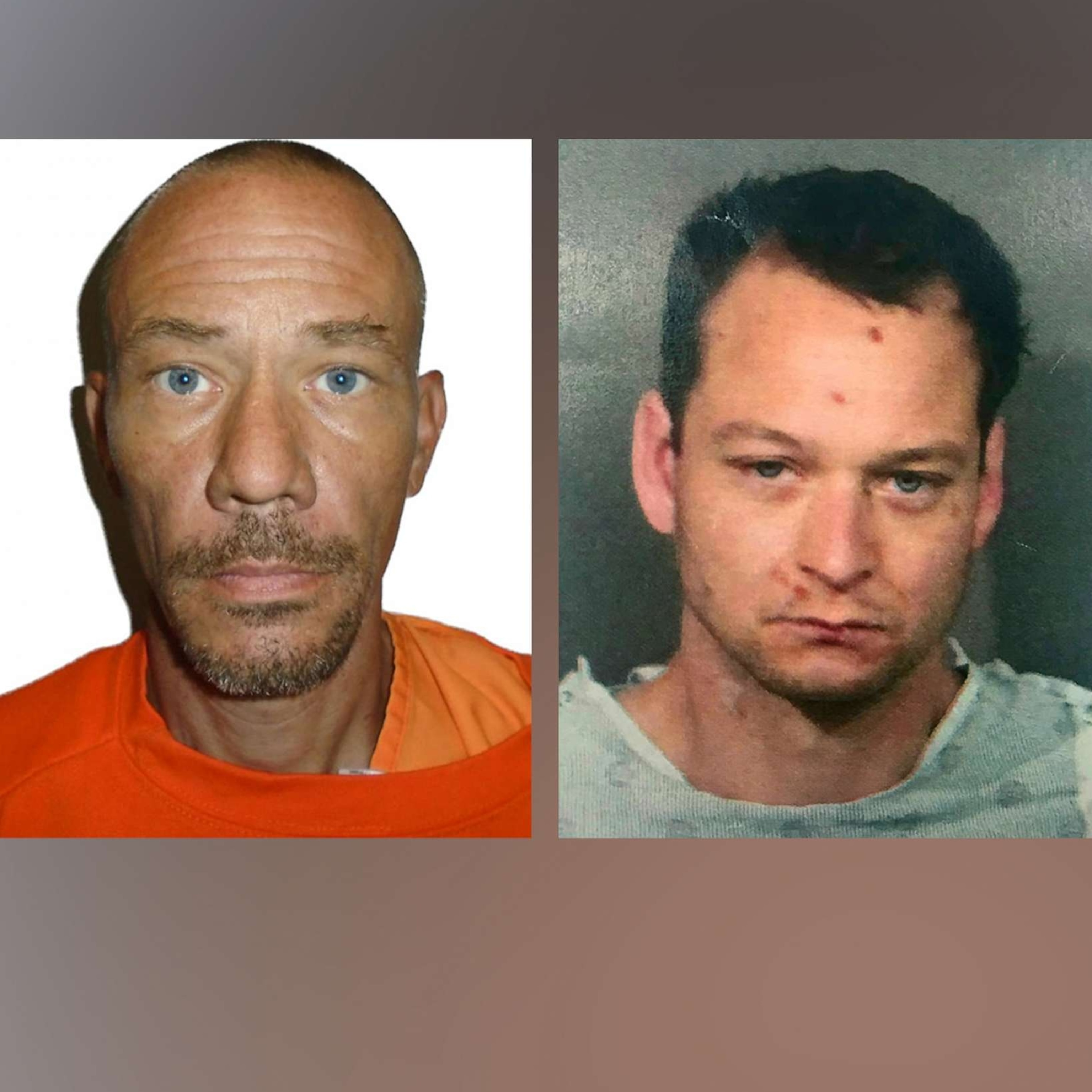 PHOTO: Fugitives, from left, Chadwick Shane Mobley, Eric Abril and Michael Burham.