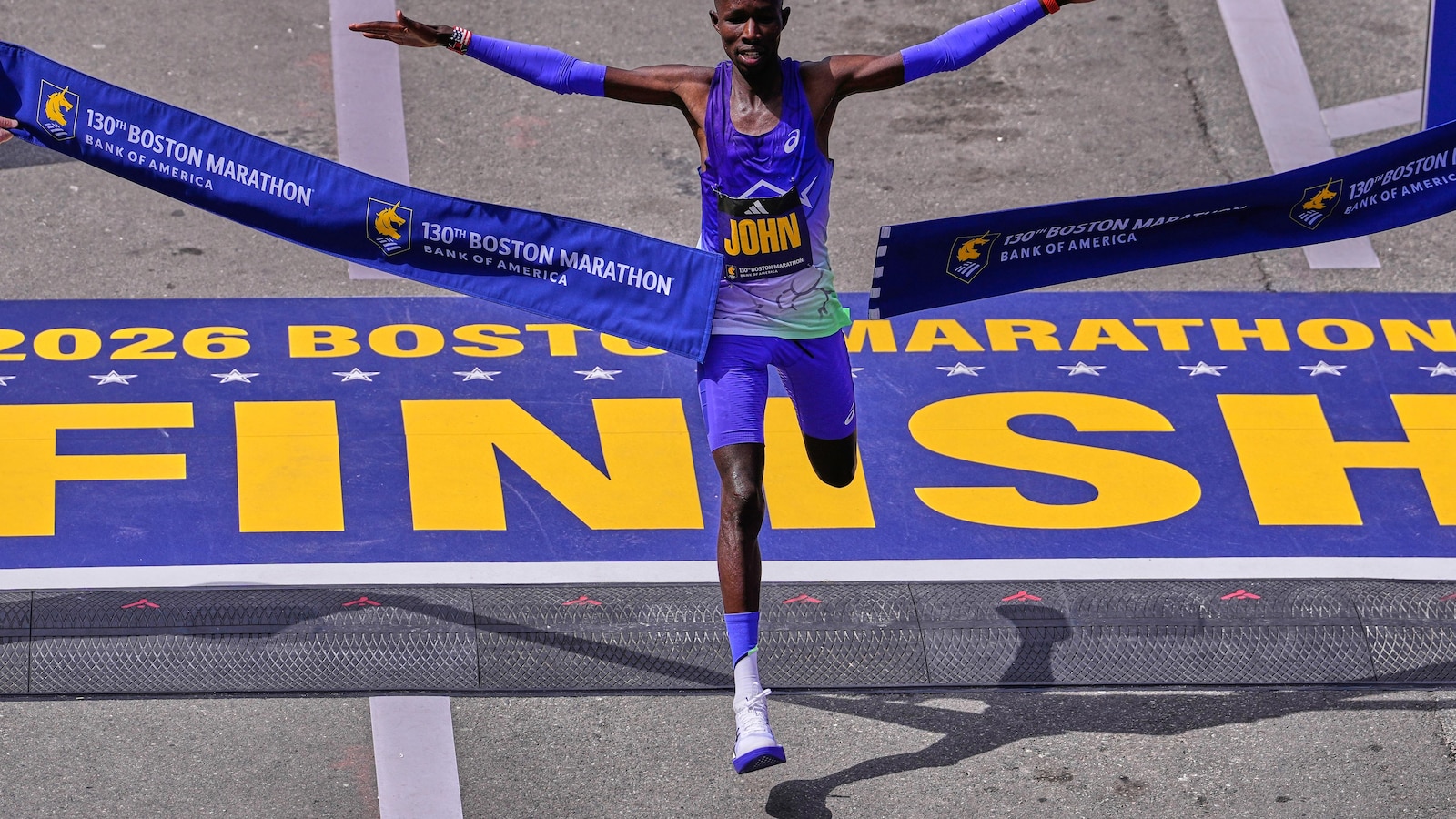 Defending champion John Korir breaks Boston Marathon record, Sharon Lokedi repeats