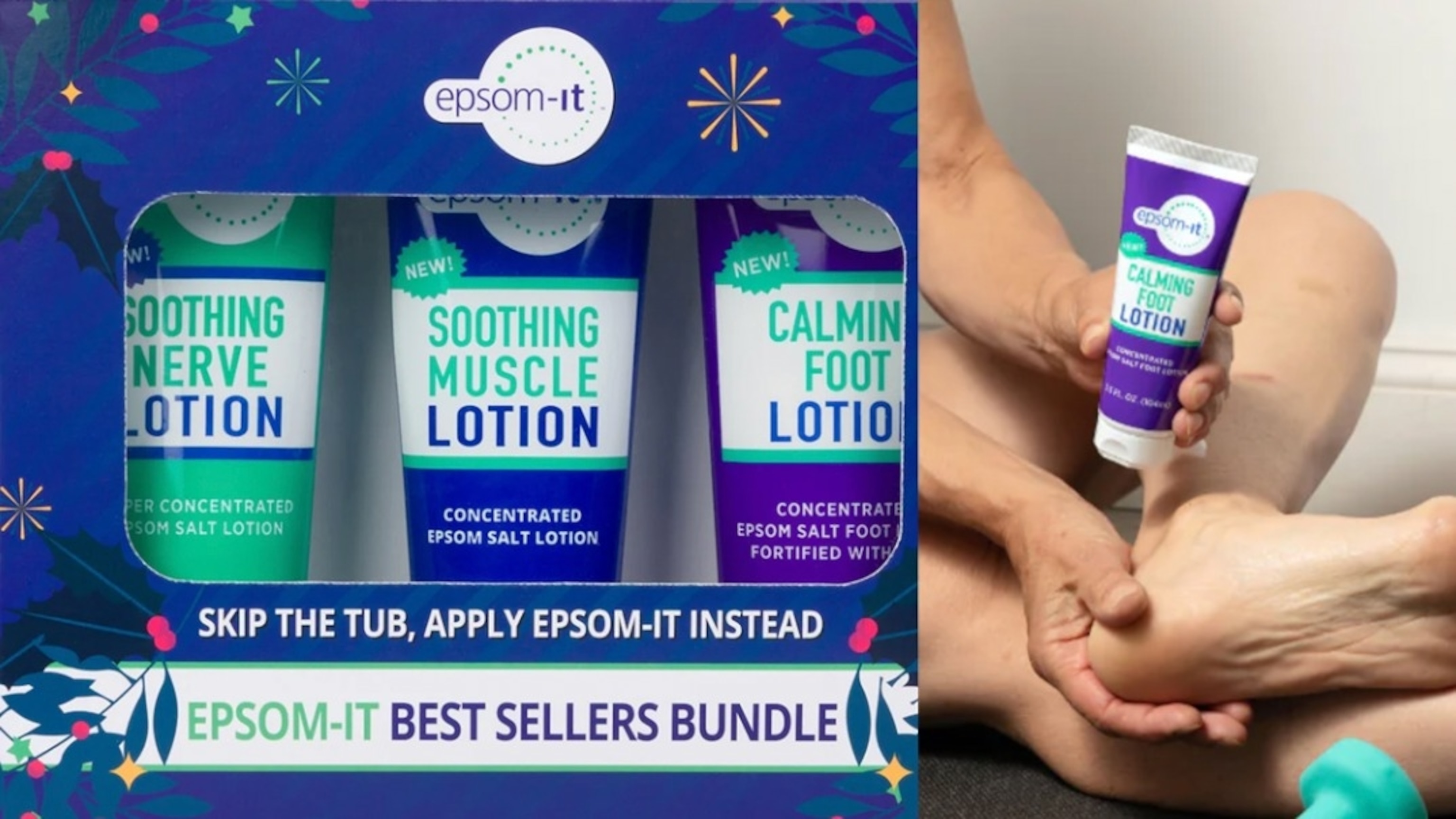 Epsom-It: Epsom Salt Lotion Trio