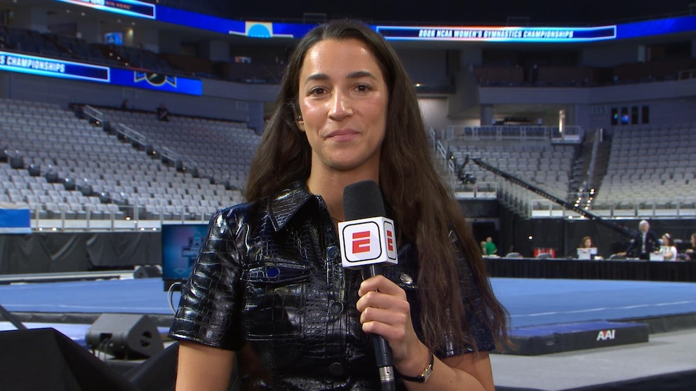 WATCH:  Aly Raisman talks NCAA Gymnastics Championship