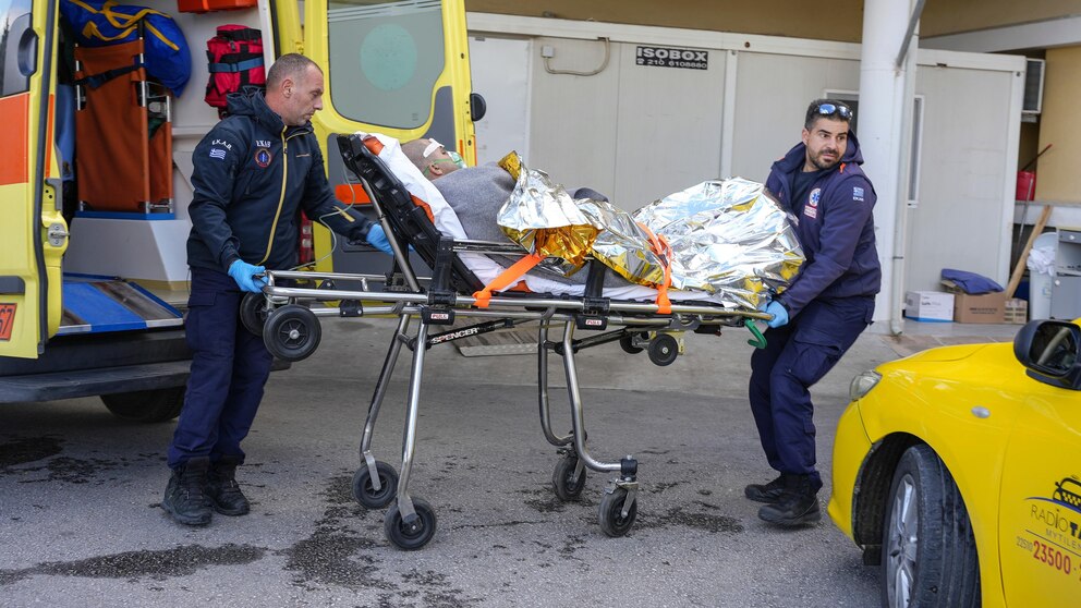 13 crew members missing after a cargo ship sinks off a Greek island in stormy seas