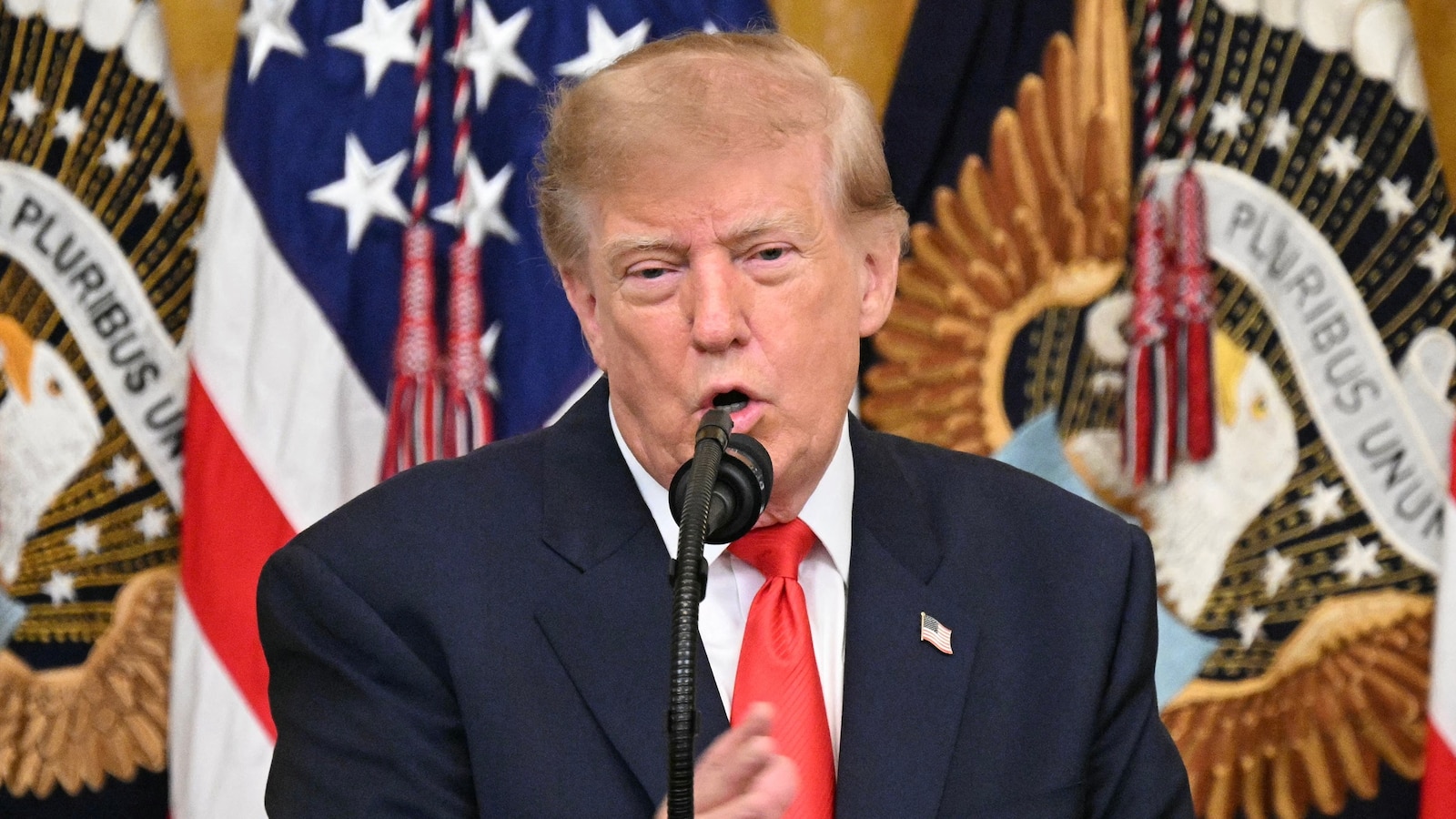 Trump says 'they're making a determination' on livestream of Hasan execution