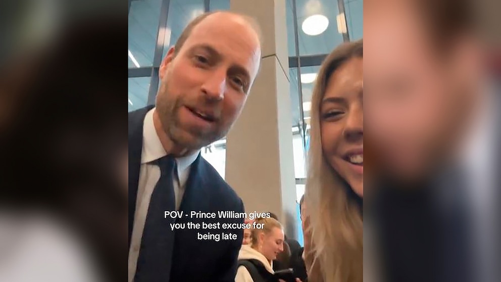 Prinz William entschuldigt sich für College-Studenten, der zu spät zum ...