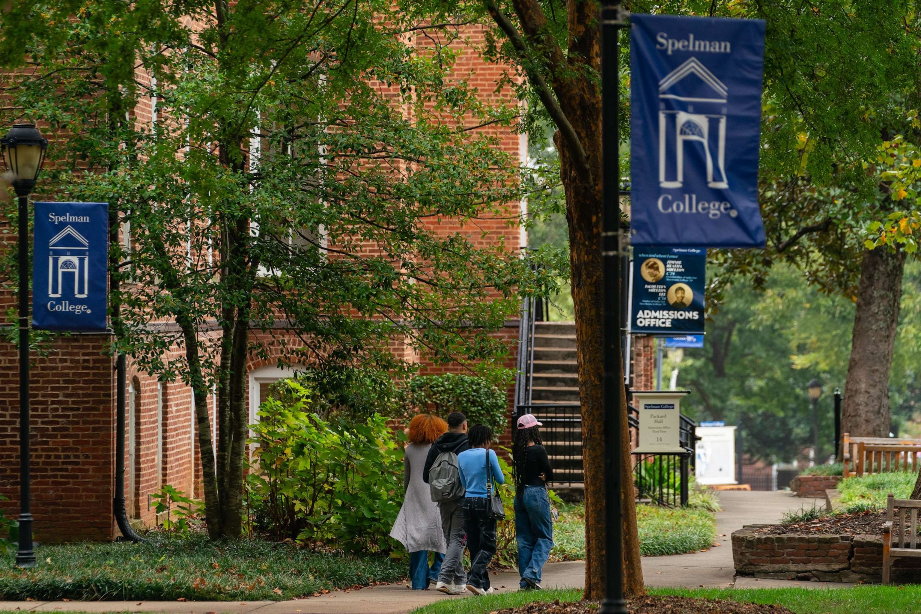 PHOTO: Students at the Spelman College campus in Atlanta, Oct. 13, 2023.