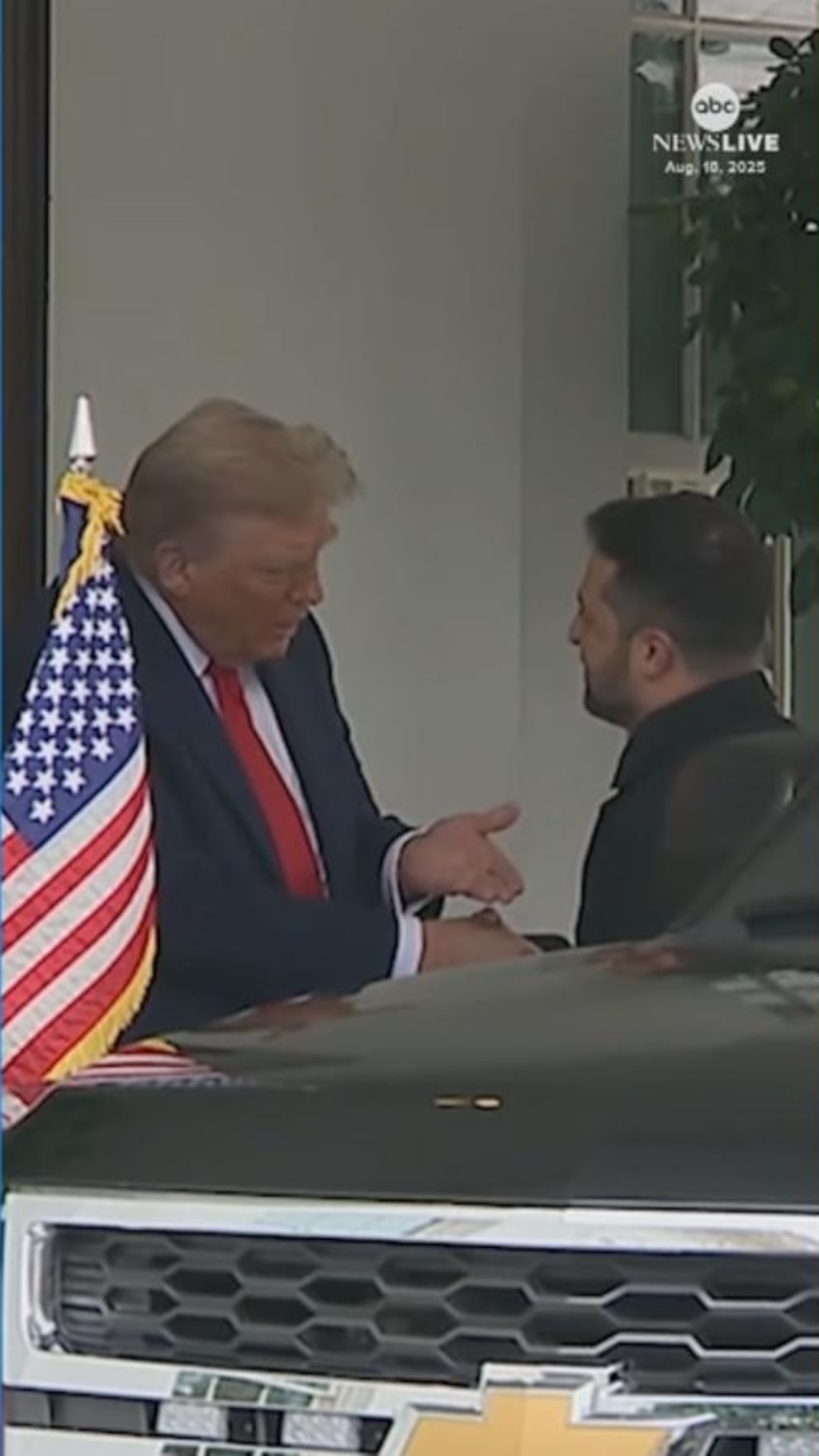 NextImg:Video President Trump pressed on security guarantees for Ukraine