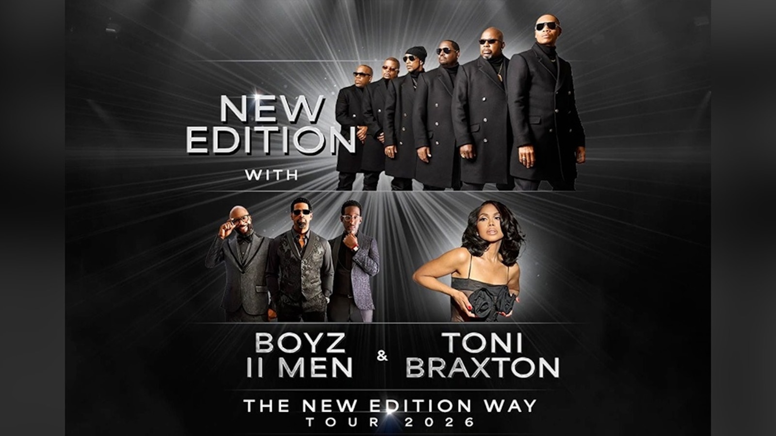 New Edition heading on tour with Boyz II Men and Toni Braxton