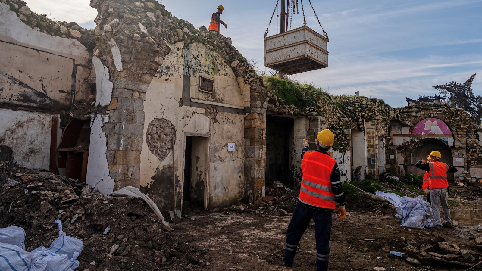 Гръцка православна църква в Антакия Турция лежи в руини три