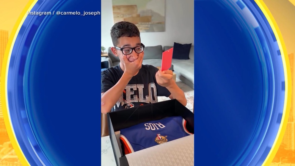 WATCH:  12-year-old Knicks fan gets NBA Finals ticket surprise