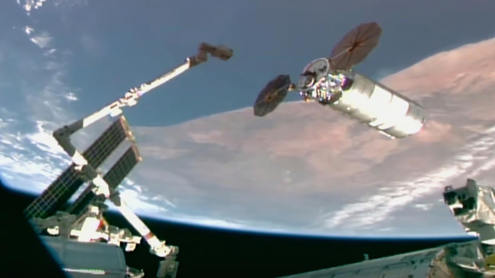 Northrop Grumman cargo ship reaches International Space Station after engine issue