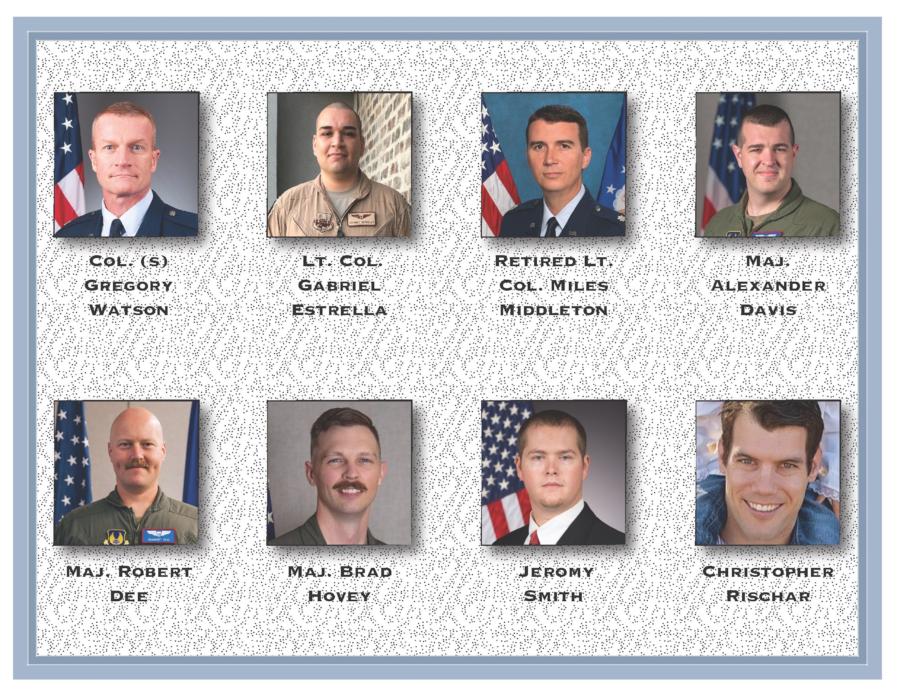PHOTO: Edwards Air Force base has released the names of the eight people killed when a B-52 Stratofortress crashed shortly after takeoff from Edwards during a routine test mission on Monday, June 15, 2026.