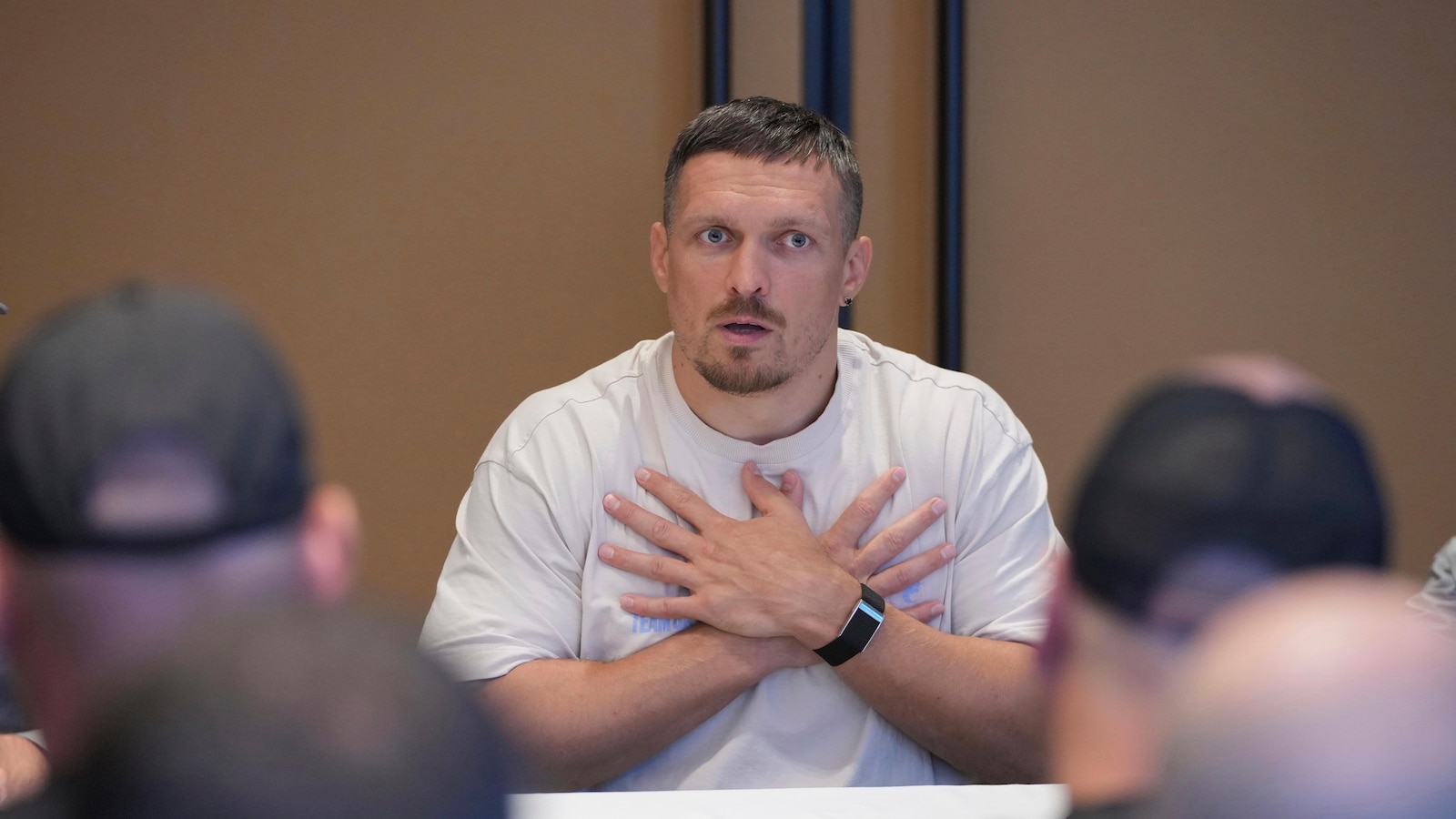 War veterans go from Ukraine front lines to Wembley ringside for Usyk's heavyweight bout