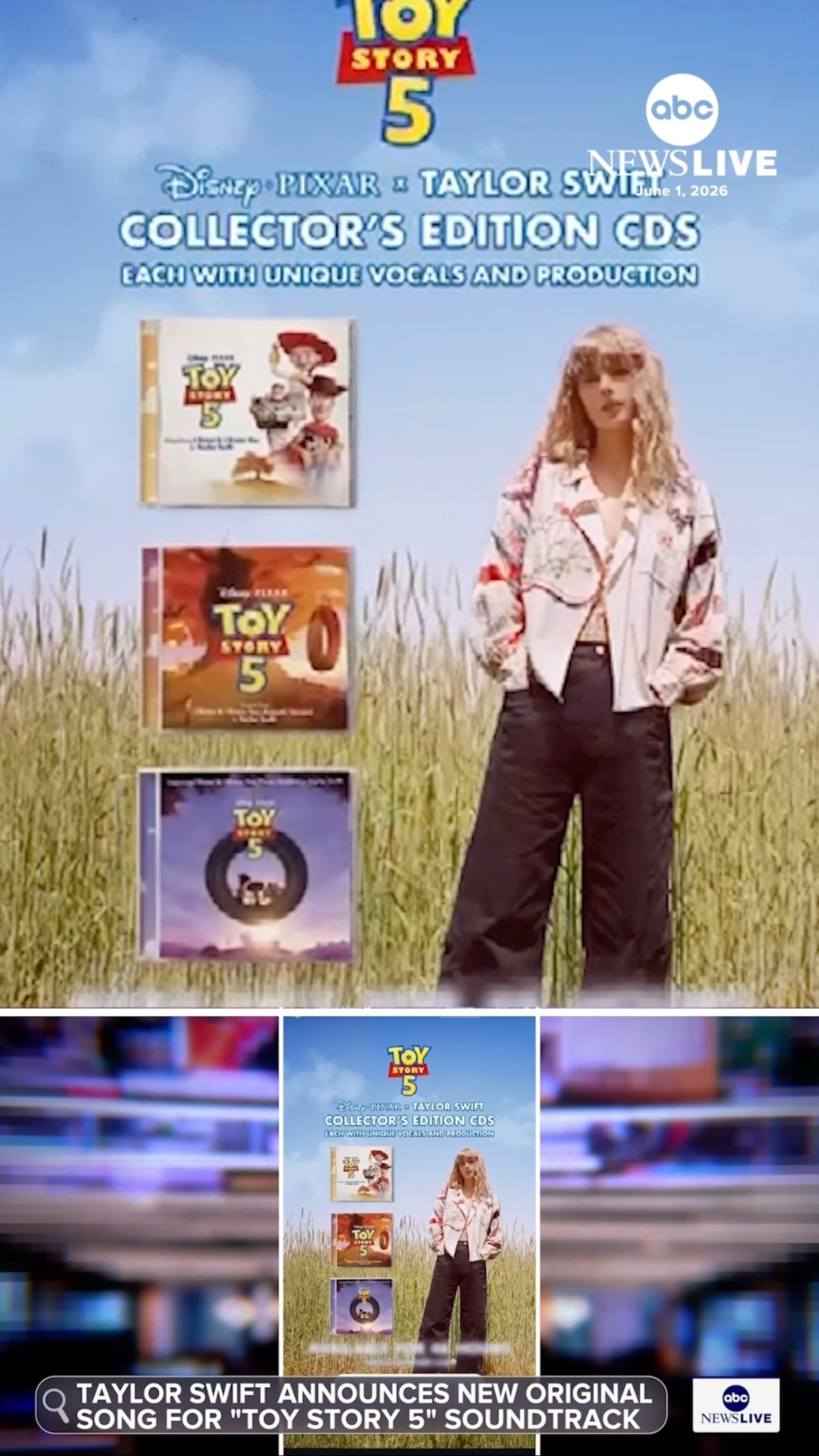 Video Taylor Swift is releasing a new original song for 