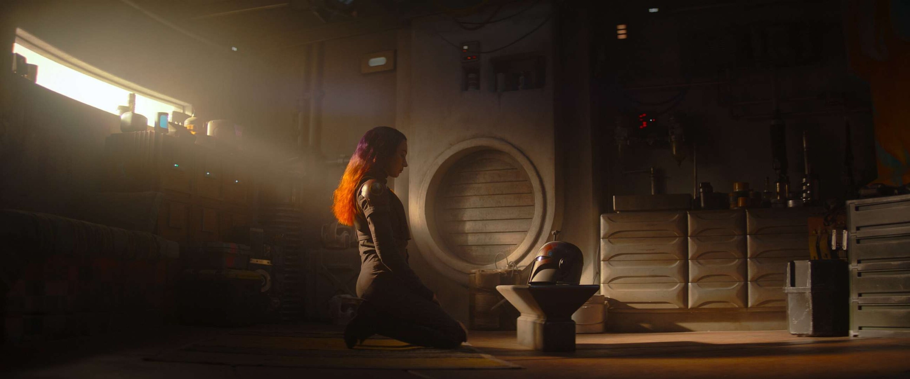 PHOTO: Natasha Liu Bordizzo as Sabine Wren in a scene from the series "Star Wars: Ahsoka."