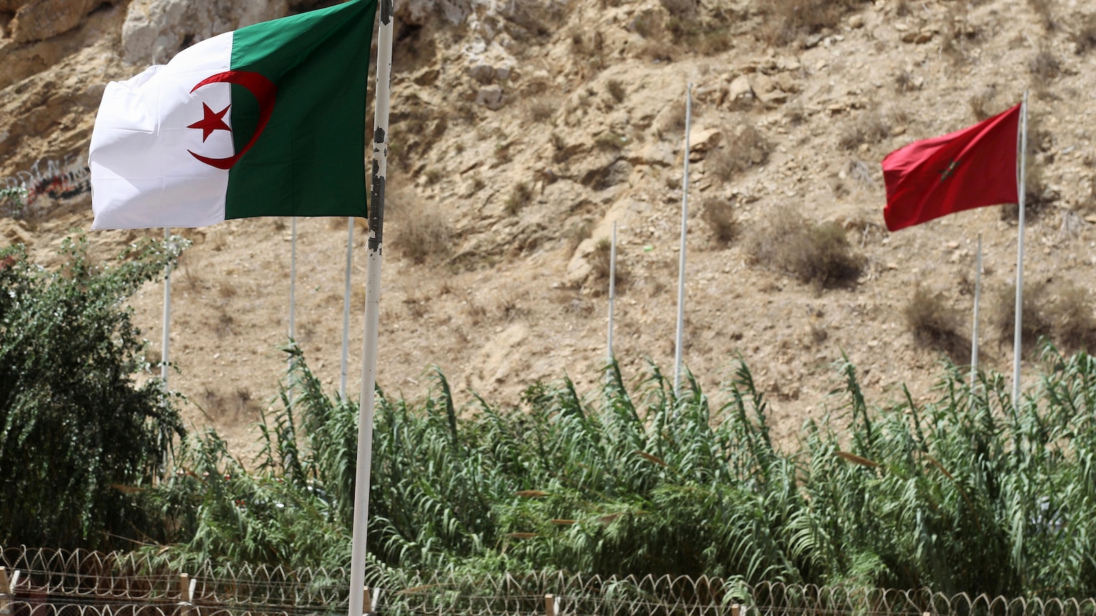 Излагането на минусови температури близо до границата на Мароко с