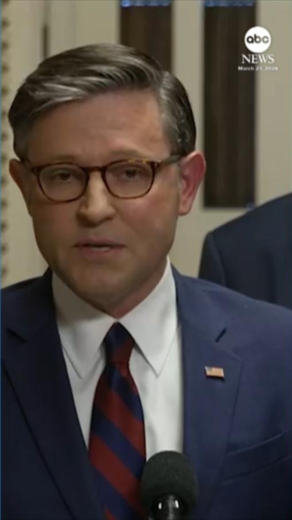 Video Speaker Mike Johnson: 'Who can blame' TSA agents for resigning during shutdown