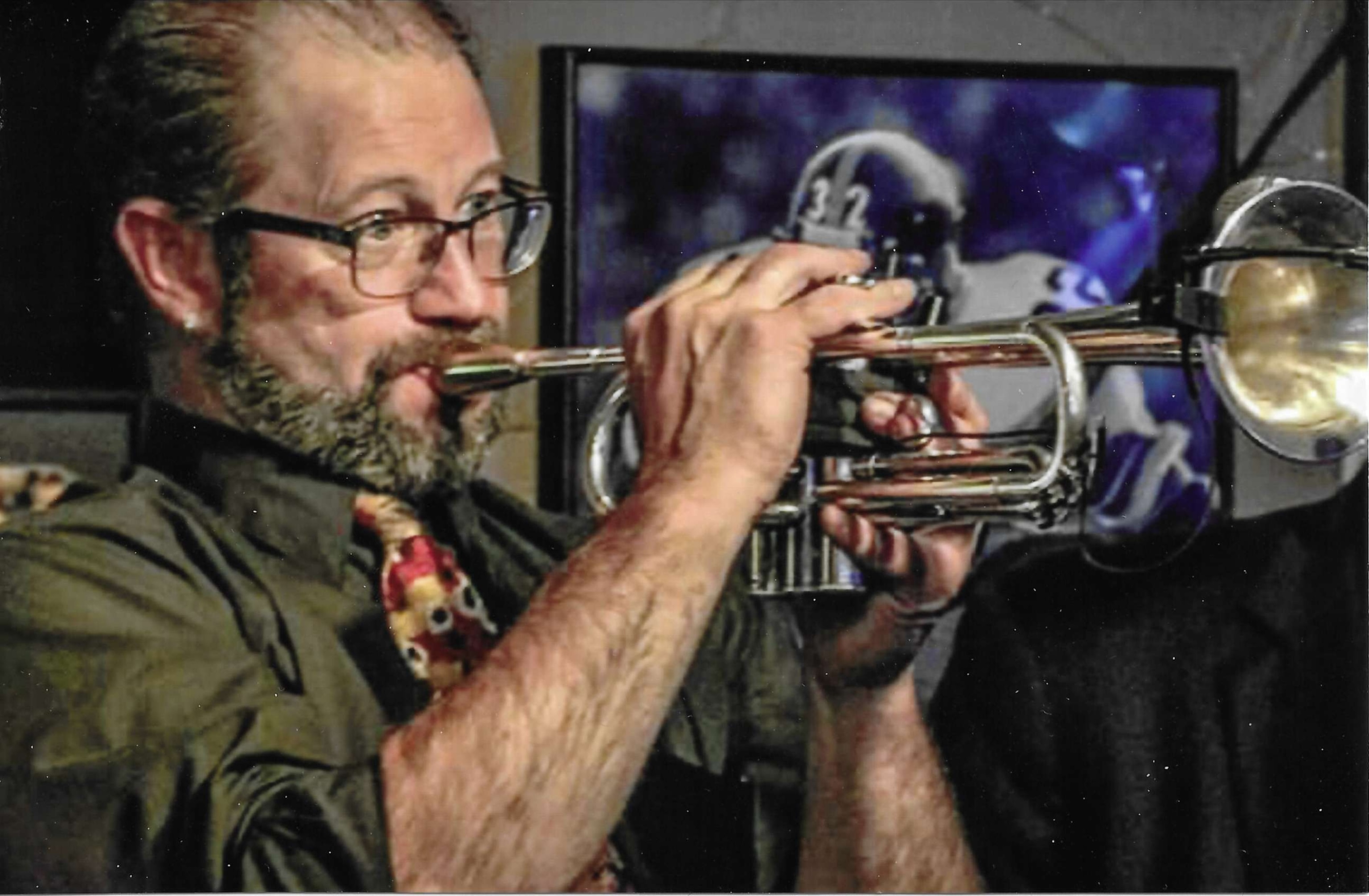 PHOTO: Scott Sessions is shown playing the trumpet in this undated photo.