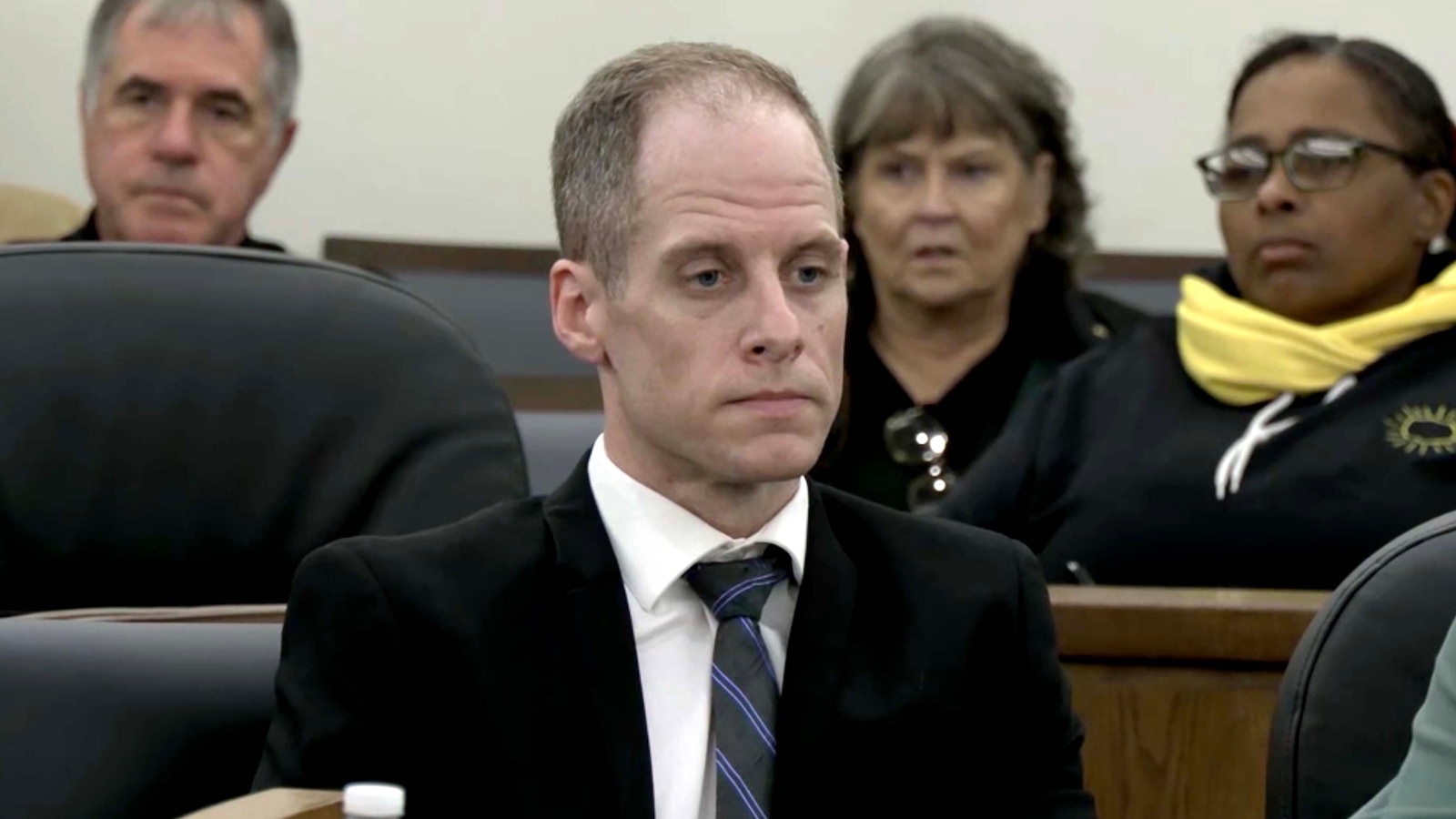 The former mistress of an Ohio man accused of fatally shooting his wife in their bedroom and staging the crime scene to make it seem like an intruder broke into their home testified Wednesday that she believes he committed the murder.