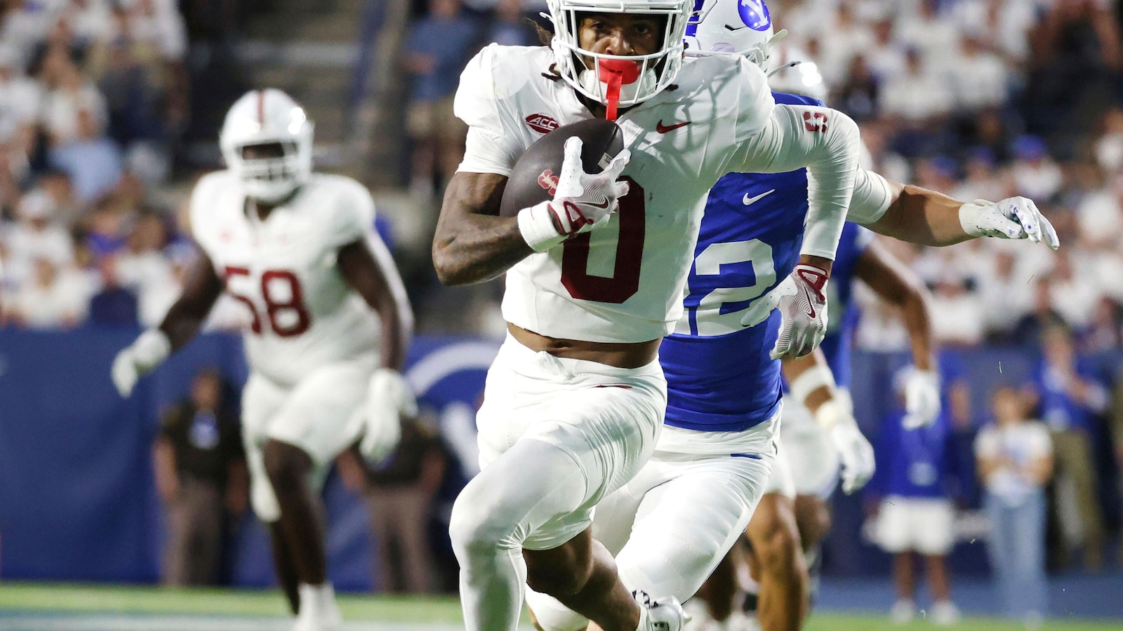 Stanford beats Boston College 30-20 behind strong running game, defense
