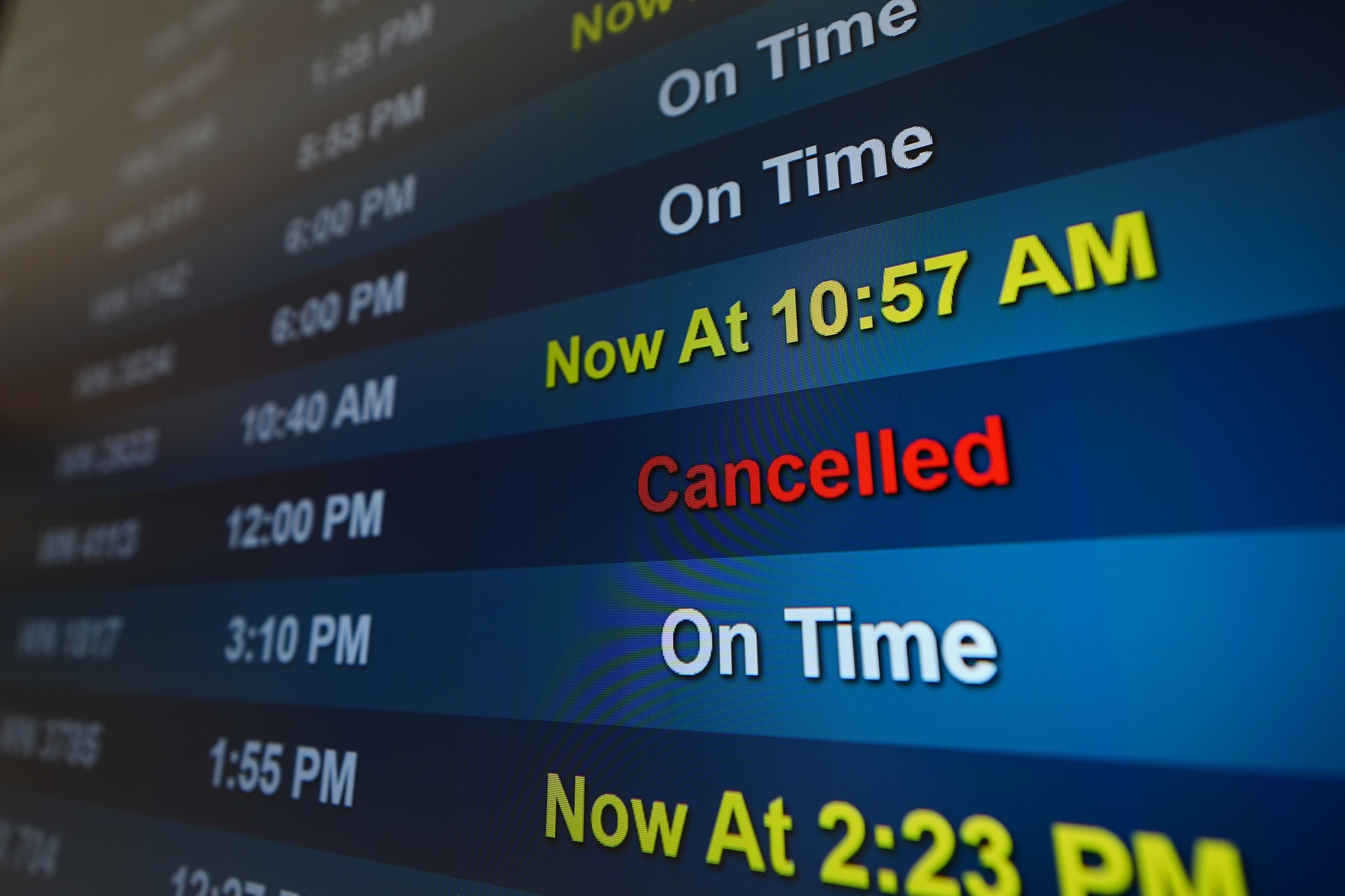 FOTO: Companhias aéreas paralisadas pelo governo