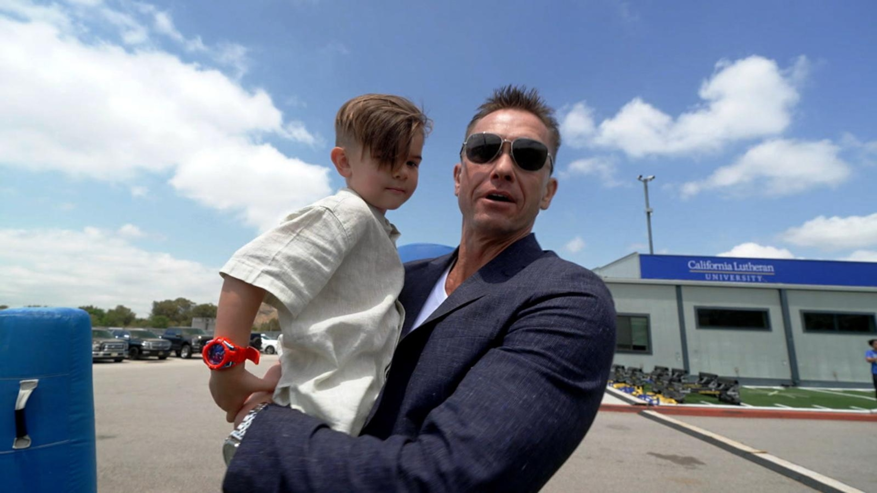 PHOTO: Dr. Andrew Oleksyn, an emergency room physician, holds Wyatt Stanley, whose life he helped save.