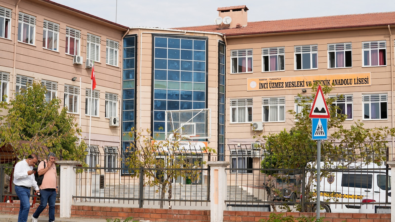 Gunman opens fire near a high school in Turkey, wounding at least 11