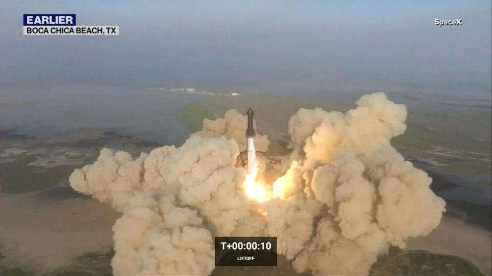 Video Abc News Live Spacexs Un Crewed Starship Rocket Explodes Shortly After Liftoff Abc News