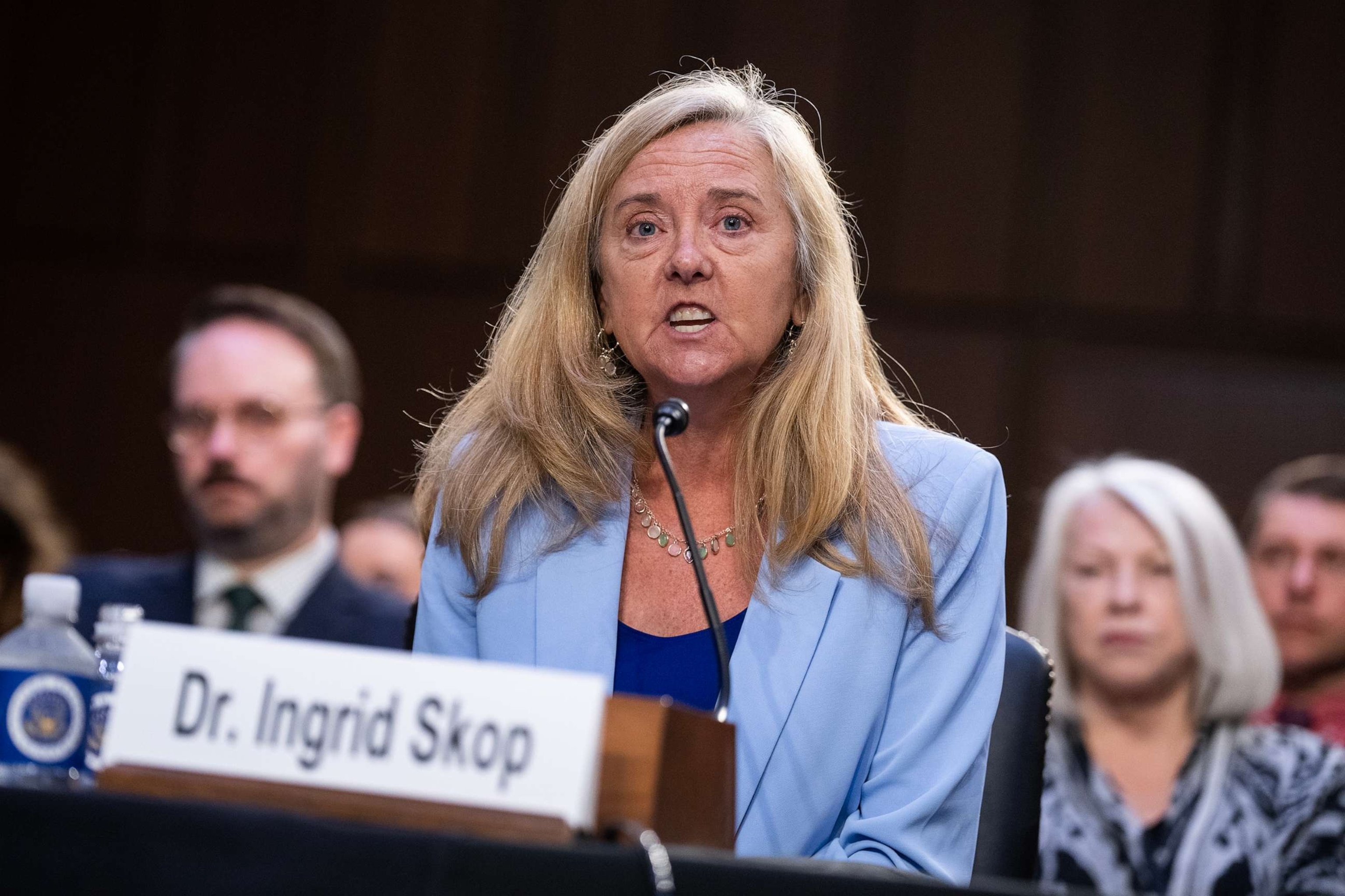 PHOTO: In this April 26, 2023, file photo, Dr. Ingrid Skop, vice president and director of medical affairs, Charlotte Lozier Institute, testifies during a Senate Judiciary Committee hearing in Washington, D.C.