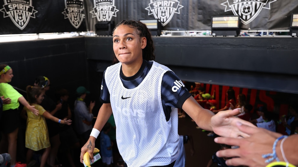 Fußballstar Trinity Rodman gibt emotionales Comeback für NWSL-Spiel