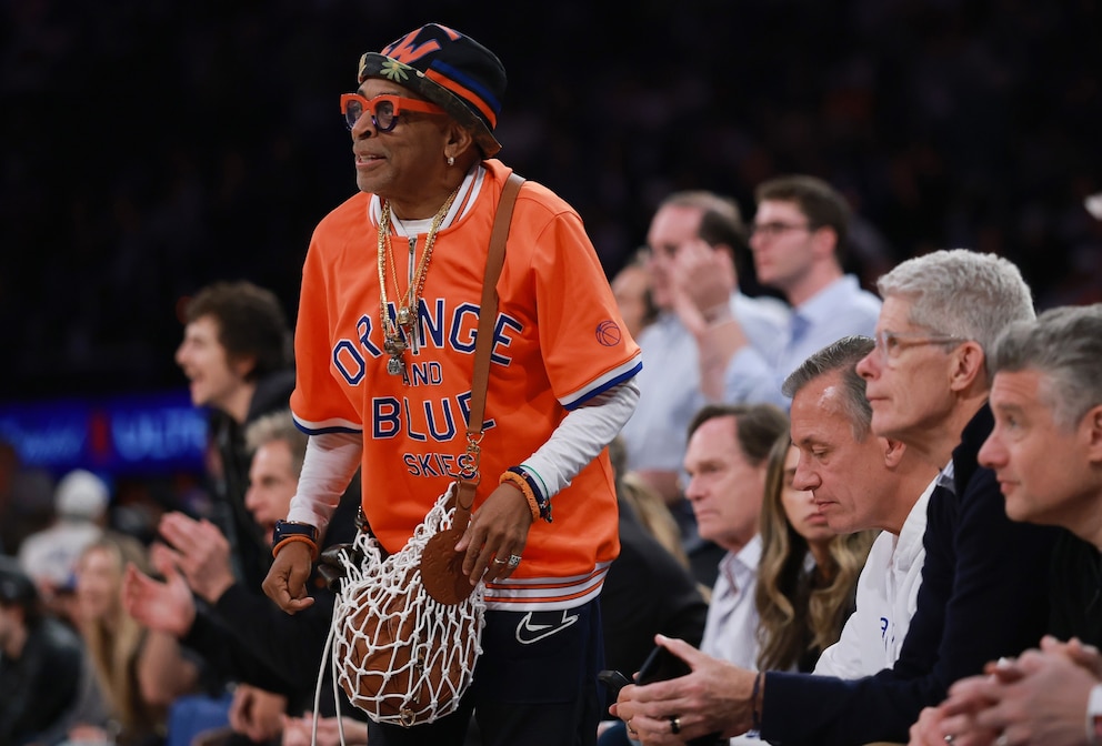 PHOTO: Game Five of the Eastern Conference First Round NBA Playoffs between the New York Knicks and the Atlanta Hawks at Madison Square Garden on April 28, 2026 in New York City.